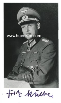 MÜLLER, Fritz. Oberst des Heeres, Kommandeur...