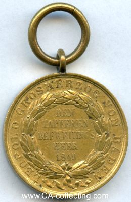 Foto 3 : GEDÄCHTNIS-MEDAILLE FÜR 1849. Bronze. 31mm am...