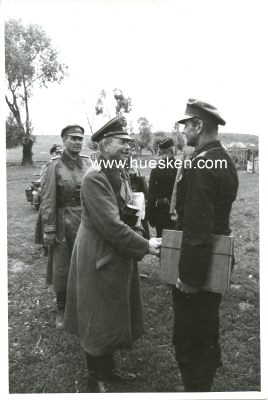 GUDERIAN, HEINZ. Photo 13,0x8,5cm vom 15.9.1941: Guderian...