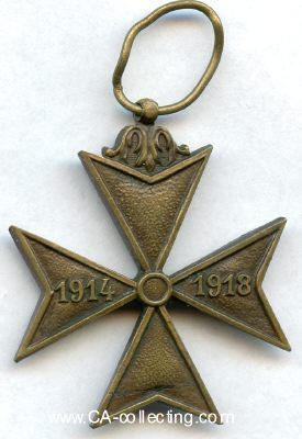 Foto 2 : KREUZ DER DEPORTIERTEN 1914-1918. Bronze 33mm. Ohne...