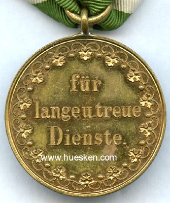 Photo 3 : MILITÄR-DIENSTAUSZEICHNUNG 3.KLASSE M.1874. Bronze...