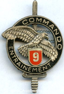 BARETTABZEICHEN 'Entrainement Commando N° 9'....
