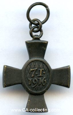 Photo 2 : KÖNIG LUDWIG-KREUZ 1916. Miniatur 18x16mm für...