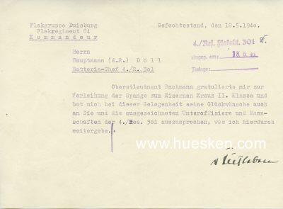 Foto 2 : KUTZLEBEN, Georg von. Generalleutnant der Luftwaffe,...