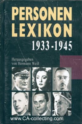 PERSONENLEXIKON 1933-1945. Hermann Weiß 2003. 500...