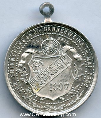 Foto 2 : BISCHOFSHEIM. Medaille 'Dem Sieger zur Ehre' des...