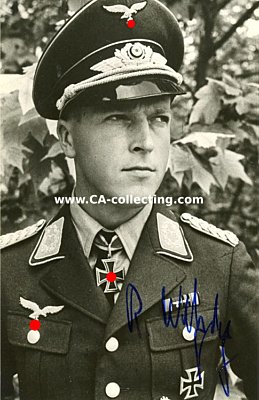 WITZIG, Rudolf. Major der Luftwaffe,...