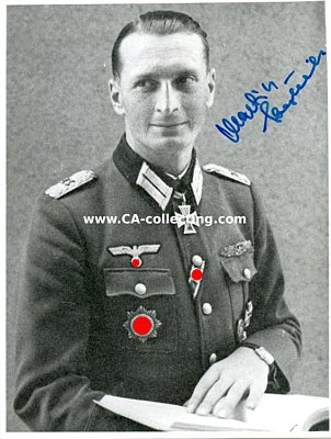 STEGLICH, Martin. Major des Heeres, Führer...