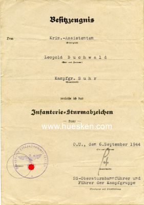 Photo 2 : SUHR, Dr. jur. Friedrich. SS-Obersturmbannführer,...