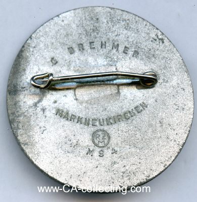 Foto 2 : ABZEICHEN zum Reichsparteitag 1938. Magnesium. 42mm an...