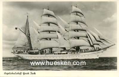 PHOTO-POSTKARTE 'Segelschulschiff Gorch Fock' (von...