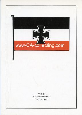 FARB-POSTKARTE 'Flagge der Reichsmarine 1933-1935'....