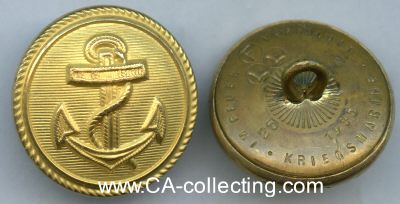 UNIFORMKNOPF 24mm Bronze vergoldet mit Bezeichnung...