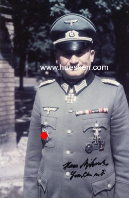 MIKOSCH, Hans. Generalleutnant des Heeres, Kommandant der...