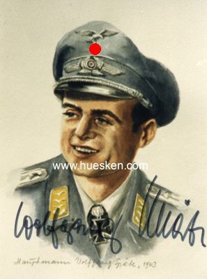 SPÄTE, Wolfgang. Major der Luftwaffe, Jagdflieger im...