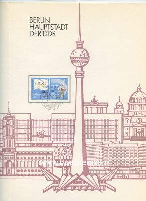 Photo 2 : 90. IOC-SESSION OST-BERLIN 1985. Großformatiges,...