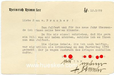 Foto 2 : HIMMLER, Heinrich. Reichsführer-SS und Chef der...