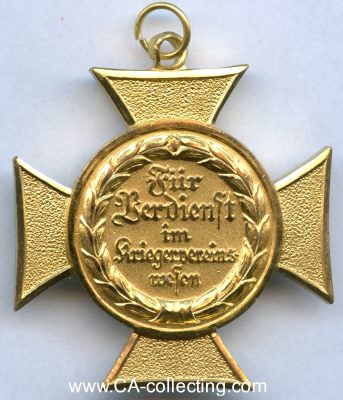 Photo 2 : VERDIENSTKREUZ der Kriegerkameradschaft Hassia. Bronze...