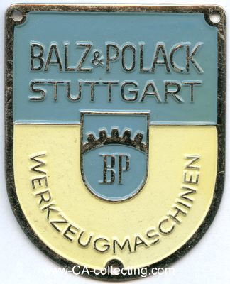 BALZ & POLACK (Werkzeugmaschinen) Stuttgart....