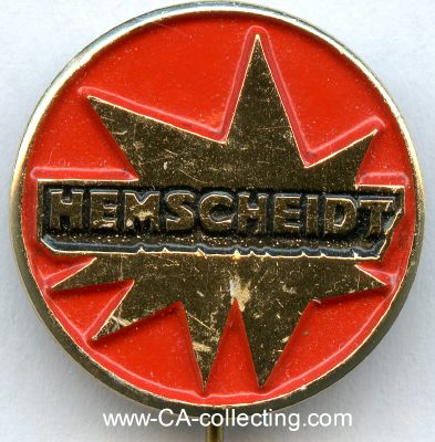 HEMSCHEIDT (Kohlebergbau). Firmenabzeichen 1980er-Jahre....