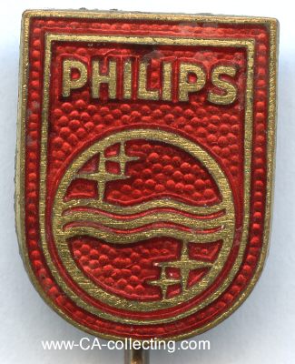 PHILIPS (Elektronik) Amsterdam. Firmenabzeichen um 1960....