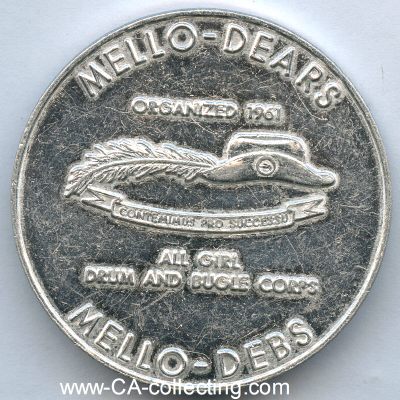 MELLO-DEARS MEDAILLE OWEGO N.Y. Aluminium. 40mm.