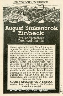 AUGUST STUKENBROK (Spezialhaus für Fahrräder,...