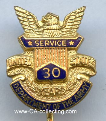 ARMY-EHRENNADEL '30 years Service Department of the...