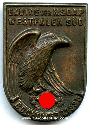 BOCHUM. zum Gautag der NSDAP Westfalen Süd vom 5.-7....