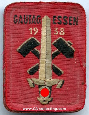 ESSEN. Abzeichen zum Gautag Essen 1938. Webabzeichen....