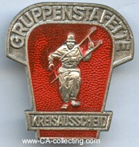FIREBRIGADE COMPETITION WINNER BADGE SILVER