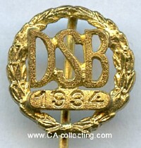 GOLDEN DSB HONOR STICKPIN 1934