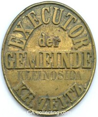 LARGE SICE SERVICE BADGE ABOUT 1850