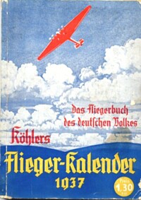 KÖHLERS FLIEGER-KALENDER 1937.