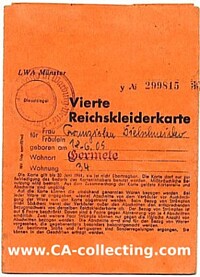 4. REICHSKLEIDERKARTE 1944