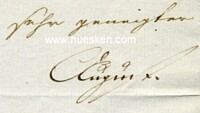 AUTOGRAPH PRUSSIA  - AUGUST