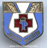 BADGE YOUNG FIRST-AID ATTENDANT SILVER.