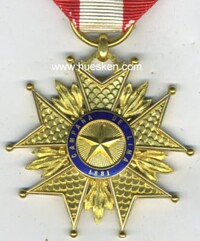 OFFICER`S STAR FOR THE LIMA CAMPAIGN 1881.