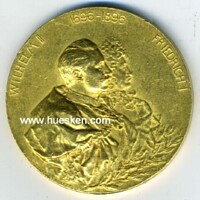 GOLD STATE PRICE MEDAL FOR ART 1896