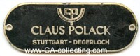 CLAUS POLACK STUTTGART-DEGERLOCH