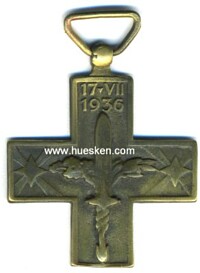 ITALY - CROSS FOR THE VOLUNTARY FIGHTERS