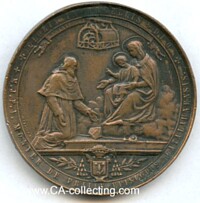 TABLE MEDAL OF BAPTISM 1862.