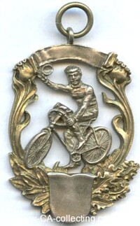 BICYCLE WINNERS BADGE ABOUT 1900.