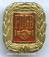 FDGB HONOR STICKPIN FOR 60 YEARS