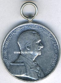 HUNGARY - REPRO SILVER MEDAL FOR BRAVERY.