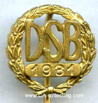 GOLDEN DSB HONOR STICKPIN 1931