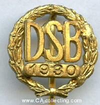 GOLDEN DSB HONOR STICKPIN 1930