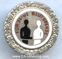 SILVERED RED CROSS BLOOD DONOR HONOR PIN