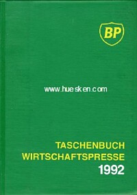TASCHENBUCH WIRTSCHAFTSPRESSE 1992.