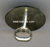 SILVERED BLANK BUTTON